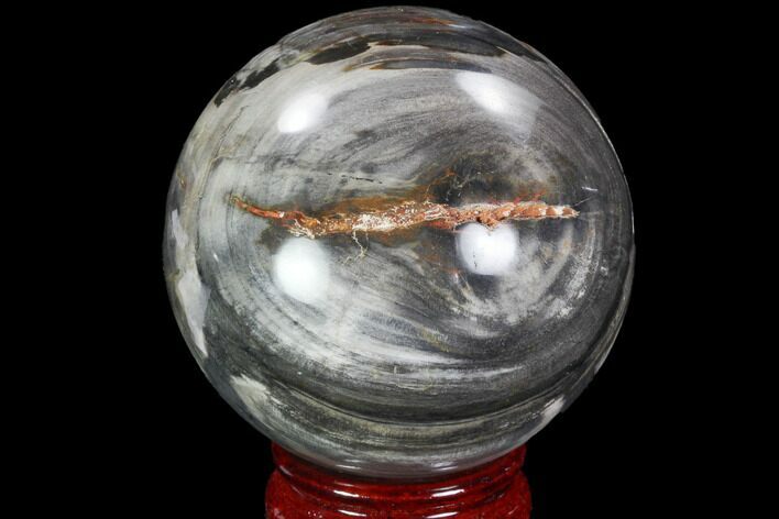 Petrified Wood Sphere - Madagascar #98455